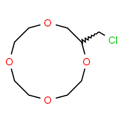 ChemSpider 2D Image | 2-(Chloromethyl)-1,4,7,10-tetraoxacyclododecane | C9H17ClO4