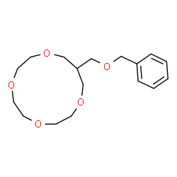 ChemSpider 2D Image | 12-[(Benzyloxy)methyl]-1,4,7,10-tetraoxacyclotridecane | C17H26O5