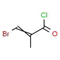 ChemSpider 2D Image | 3-Bromo-2-methylacryloyl chloride | C4H4BrClO