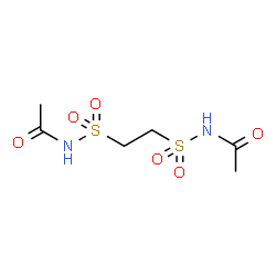 ChemSpider 2D Image | N,N'-(1,2-Ethanediyldisulfonyl)diacetamide | C6H12N2O6S2