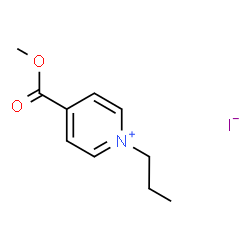 ChemSpider 2D Image | 4-(Methoxycarbonyl)-1-propylpyridinium iodide | C10H14INO2