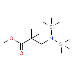 ChemSpider 2D Image | Methyl 3-[bis(trimethylsilyl)amino]-2,2-dimethylpropanoate | C12H29NO2Si2