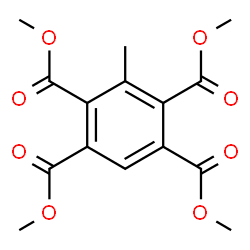 ChemSpider 2D Image | Tetramethyl 3-methyl-1,2,4,5-benzenetetracarboxylate | C15H16O8