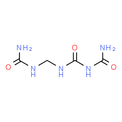 ChemSpider 2D Image | N-[(Carbamoylamino)methyl]dicarbonimidic diamide | C4H9N5O3