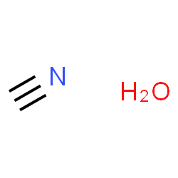 ChemSpider 2D Image | Hydrocyanic acid hydrate (1:1) | CH3NO