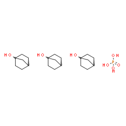 ChemSpider 2D Image | Bicyclo[2.2.1]heptan-1-ol - phosphoric acid (3:1) | C21H39O7P
