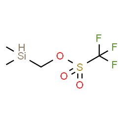ChemSpider 2D Image | (Dimethylsilyl)methyl trifluoromethanesulfonate | C4H9F3O3SSi