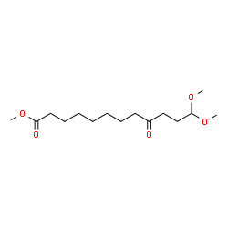 ChemSpider 2D Image | Methyl 12,12-dimethoxy-9-oxododecanoate | C15H28O5