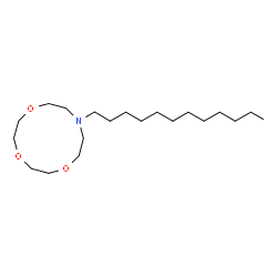 ChemSpider 2D Image | 10-Dodecyl-1,4,7-trioxa-10-azacyclododecane | C20H41NO3