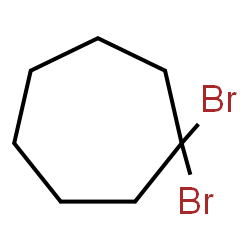 ChemSpider 2D Image | 1,1-Dibromocycloheptane | C7H12Br2