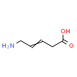 ChemSpider 2D Image | 5-Amino-3-pentenoic acid | C5H9NO2