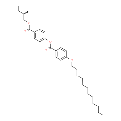 ChemSpider 2D Image | 4-[(2-Methylbutoxy)carbonyl]phenyl 4-(dodecyloxy)benzoate | C31H44O5