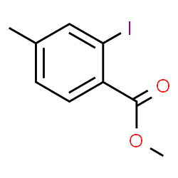 ChemSpider 2D Image | Methyl 2-iodo-4-methylbenzoate | C9H9IO2