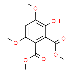 ChemSpider 2D Image | Dimethyl 3-hydroxy-4,6-dimethoxyphthalate | C12H14O7