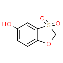 ChemSpider 2D Image | 1,3-Benzoxathiol-5-ol 3,3-dioxide | C7H6O4S