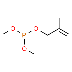 ChemSpider 2D Image | Dimethyl 2-methyl-2-propen-1-yl phosphite | C6H13O3P