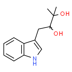 ChemSpider 2D Image | 1-(1H-Indol-3-yl)-3-methyl-2,3-butanediol | C13H17NO2