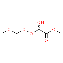 ChemSpider 2D Image | Methyl hydroxy[(methoxymethyl)peroxy]acetate | C5H10O6