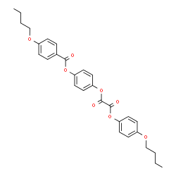 ChemSpider 2D Image | 4-[(4-Butoxybenzoyl)oxy]phenyl 4-butoxyphenyl oxalate | C29H30O8