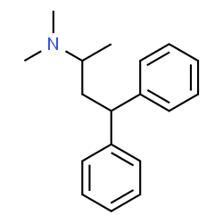 ChemSpider 2D Image | Trimethyldiphenylpropylamine | C18H23N