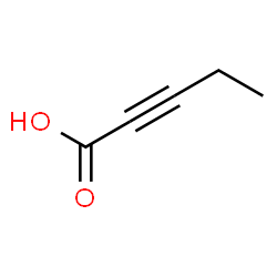 ChemSpider 2D Image | 2-Pentynoic acid | C5H6O2