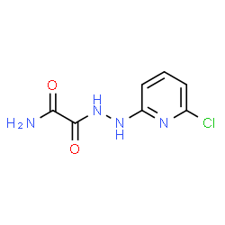 ChemSpider 2D Image | 2-[2-(6-Chloro-2-pyridinyl)hydrazino]-2-oxoacetamide | C7H7ClN4O2