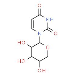 ChemSpider 2D Image | 1-Pentopyranosyl-2,4(1H,3H)-pyrimidinedione | C9H12N2O6
