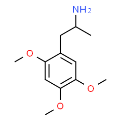 ChemSpider 2D Image | 2,4,5-trimethoxyamphetamine | C12H19NO3