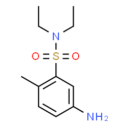 ChemSpider 2D Image | 5-Amino-N,N-diethyl-2-methylbenzenesulfonamide | C11H18N2O2S