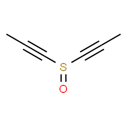 ChemSpider 2D Image | 1-(1-Propyn-1-ylsulfinyl)-1-propyne | C6H6OS