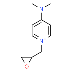 ChemSpider 2D Image | 4-(Dimethylamino)-1-(2-oxiranylmethyl)pyridinium | C10H15N2O