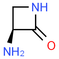 ChemSpider 2D Image | (3S)-3-Amino-2-azetidinone | C3H6N2O