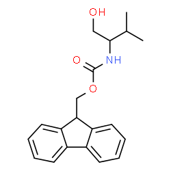 ChemSpider 2D Image | 9H-Fluoren-9-ylmethyl (1-hydroxy-3-methyl-2-butanyl)carbamate | C20H23NO3