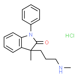 ChemSpider 2D Image | AMEDALIN HYDROCHLORIDE | C19H23ClN2O