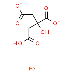 ChemSpider 2D Image | Butanedioate, 2-(carboxymethyl)-2-hydroxy-, iron salt (1:1) | C6H6FeO7