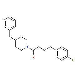 ChemSpider 2D Image | 1-(4-Benzyl-1-piperidinyl)-4-(4-fluorophenyl)-1-butanone | C22H26FNO