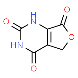 ChemSpider 2D Image | 1,5-Dihydrofuro[3,4-d]pyrimidine-2,4,7(3H)-trione | C6H4N2O4