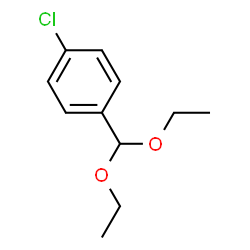 ChemSpider 2D Image | 1-Chloro-4-(diethoxymethyl)benzene | C11H15ClO2