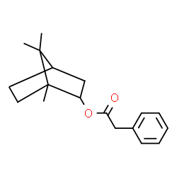 ChemSpider 2D Image | 1,7,7-Trimethylbicyclo[2.2.1]hept-2-yl phenylacetate | C18H24O2