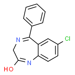 ChemSpider 2D Image | Nordazepam | C15H11ClN2O