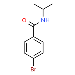 ChemSpider 2D Image | 4-Bromo-N-isopropylbenzamide | C10H12BrNO