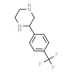 ChemSpider 2D Image | 2-(4-Trifluoromethylphenyl)piperazine | C11H13F3N2