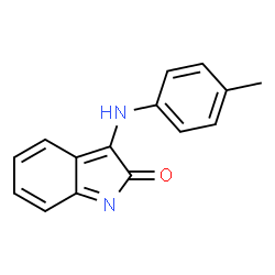 ChemSpider 2D Image | 3-(p-Tolylamino)-2H-indol-2-one | C15H12N2O