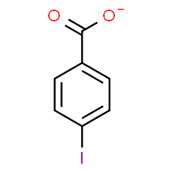 ChemSpider 2D Image | 4-Iodobenzoate | C7H4IO2