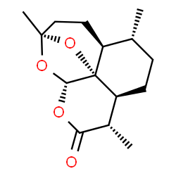 ChemSpider 2D Image | (1S,4S,5R,8S,9S,12S,13R)-1,5,9-Trimethyl-11,14,15-trioxatetracyclo[10.2.1.0~4,13~.0~8,13~]pentadecan-10-one | C15H22O4