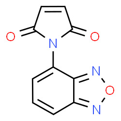 ChemSpider 2D Image | 1-(2,1,3-benzoxadiazol-4-yl)pyrrole-2,5-dione | C10H5N3O3