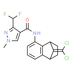 ChemSpider 2D Image | benzovindiflupyr (prov) | C18H15Cl2F2N3O