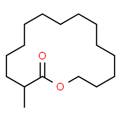 ChemSpider 2D Image | 3-Methyloxacyclohexadecan-2-one | C16H30O2