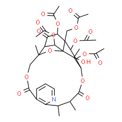 ChemSpider 2D Image | Evonine | C36H43NO17