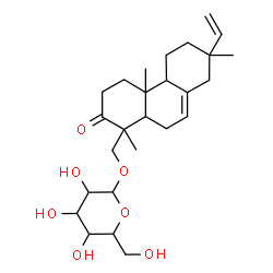 ChemSpider 2D Image | 3-Oxopimara-7,15-dien-19-yl hexopyranoside | C26H40O7